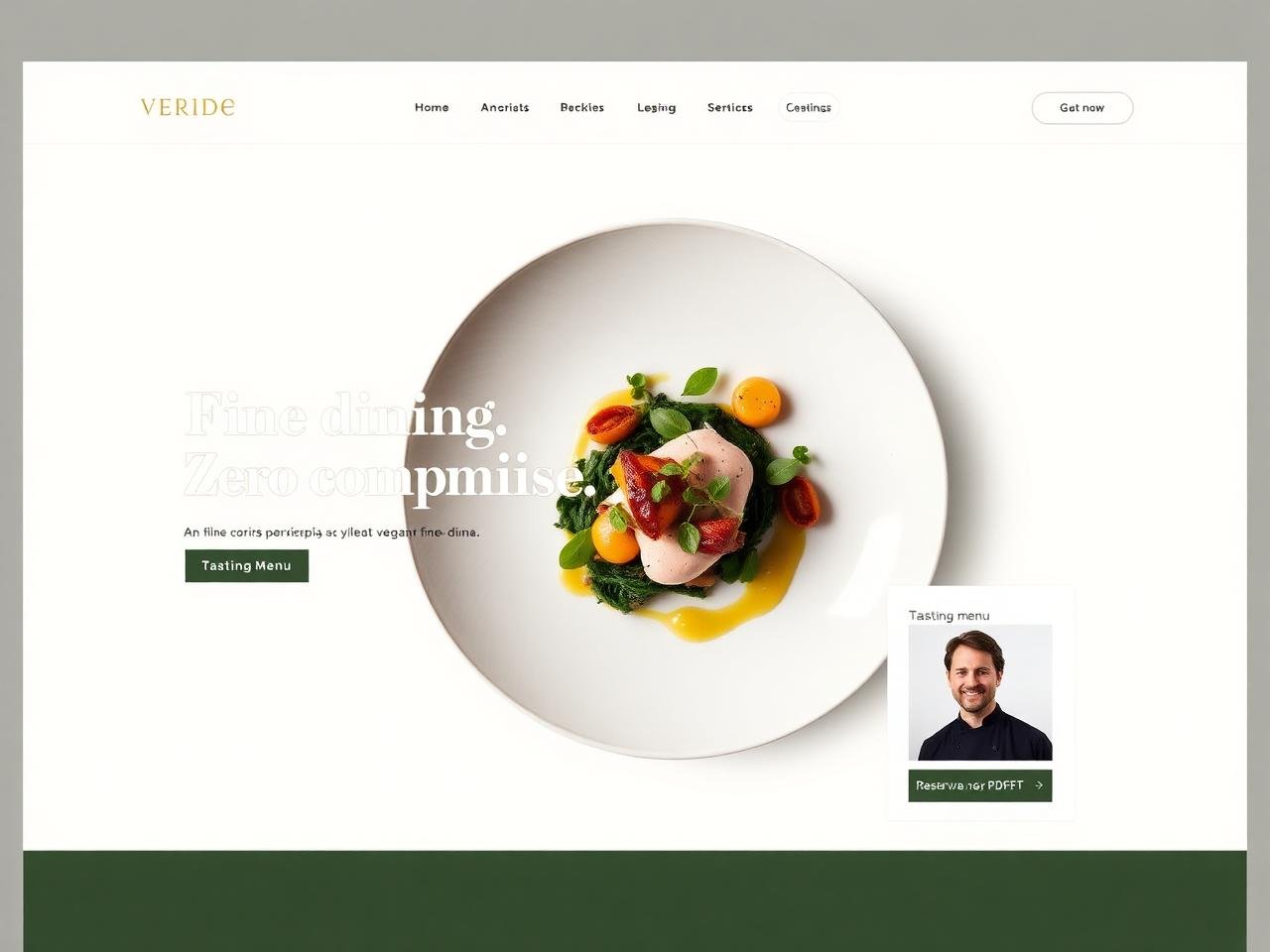 Maison Verde — website mockup designed by Layus Techy